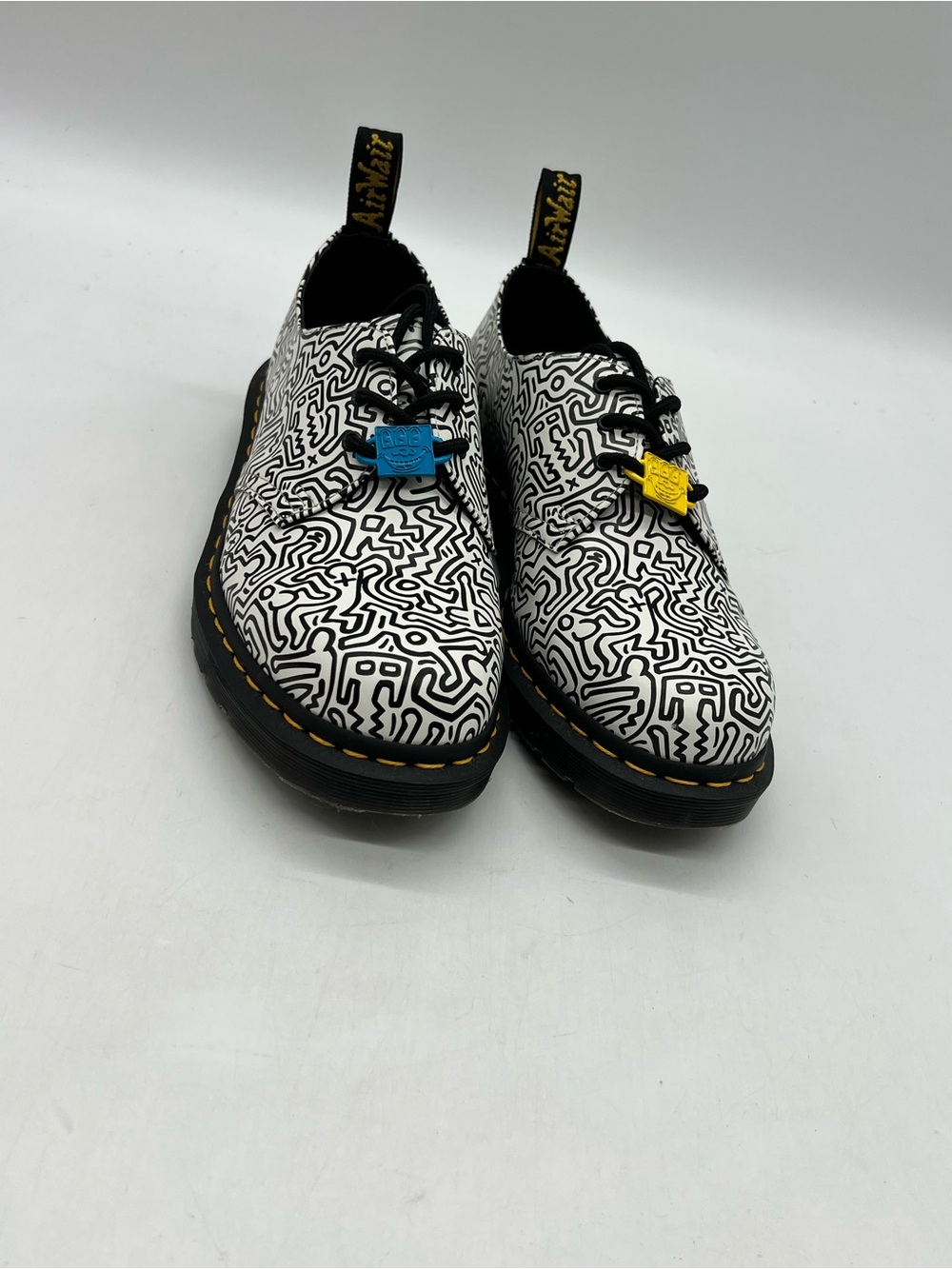 Dr. Martens X Keith Haring 1461 KH FIG Men 9 Women 10 Allover Print leather Shoe